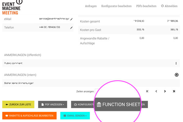 Function Sheets schnell und einfach erstellen - Zeitpläne & Ablaufpläne automatisieren - eventmachine Function Sheets schnell und einfach erstellen - Zeitpläne & Ablaufpläne automatisieren - eventmachine