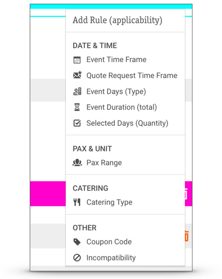 Yield prices automatically using rules